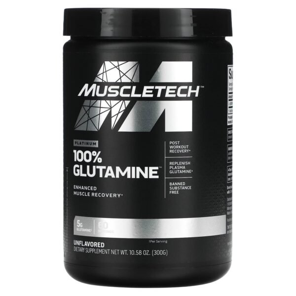 MUSCLETECH Platinum 100% Glutamine 300g