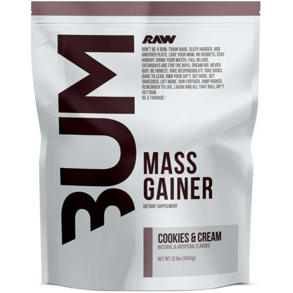 RAW BUM Mass Gainer 12 LB