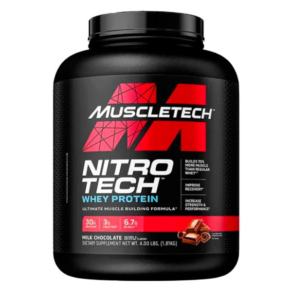 MUSCLETECH Nitro Tech Whey Protein 4LB